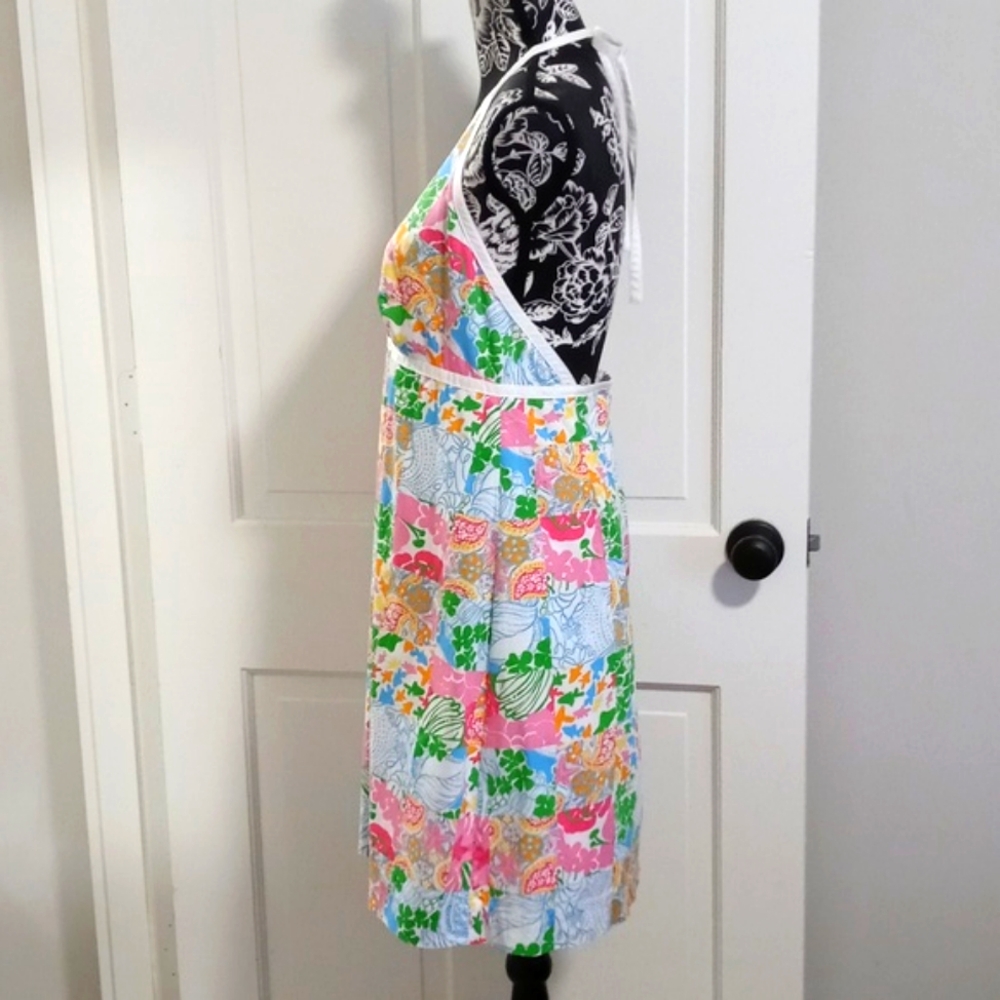 Htf/Vtg Lilly Pulitzer - Multi Patchwork Halter T… - image 7